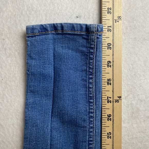 Hollister Jeans Womens Distressed Low Rise Medium Wash Denim Blue Size 24x33 - Picture 5 of 12